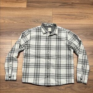 Vuori Gray Plaid Men's Shirt